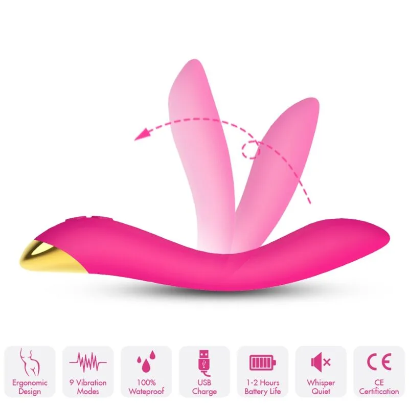 Armony Flamingo Multi-Position Vibrator – 9 Vibrationsmodi – Fuchsia