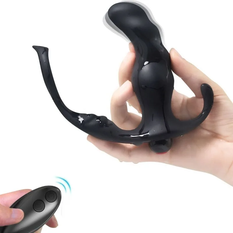 Armony Knight Prostata- & Penisringvibrator med Fjärrkontroll – Svart
