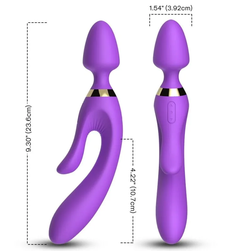 Armony Rabbit Vibrator & Dual Stimulation Massager – Lila