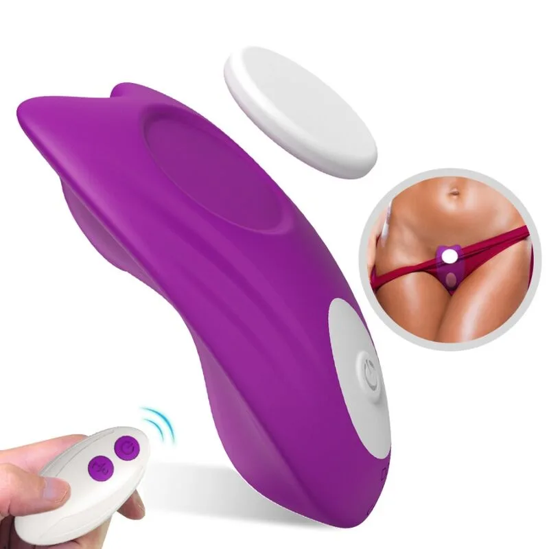 Armony - Butterfly Wearable Panty Vibrator with Remote Control | Purple