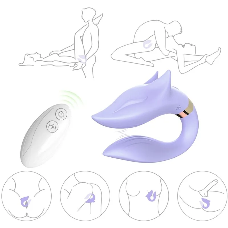 Armony Fox Parvibrator med Fjärrkontroll – Lila