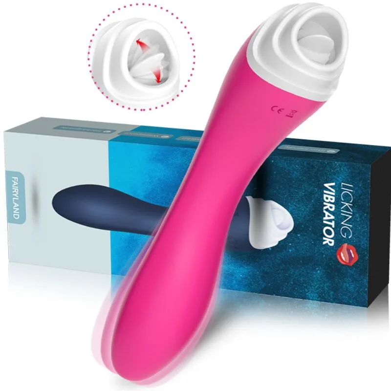Armony - Fairyland Clitoral Licking & Vibrating Stimulator with Flexible Body - Fuchsia