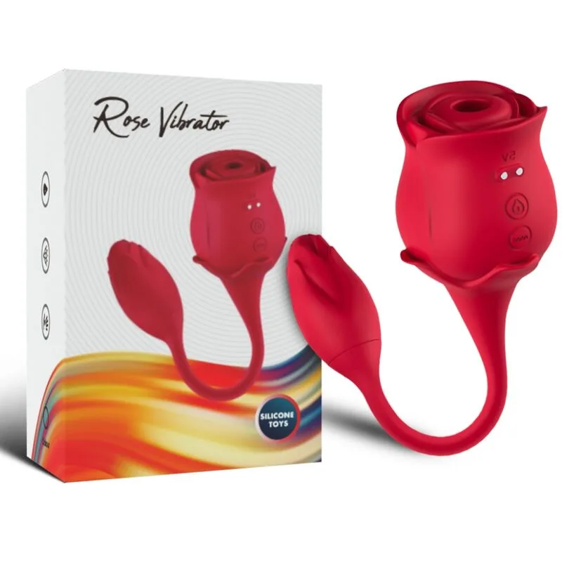 Armony - Clitoral Suction Stimulator & Vibrator 10 Modes Red