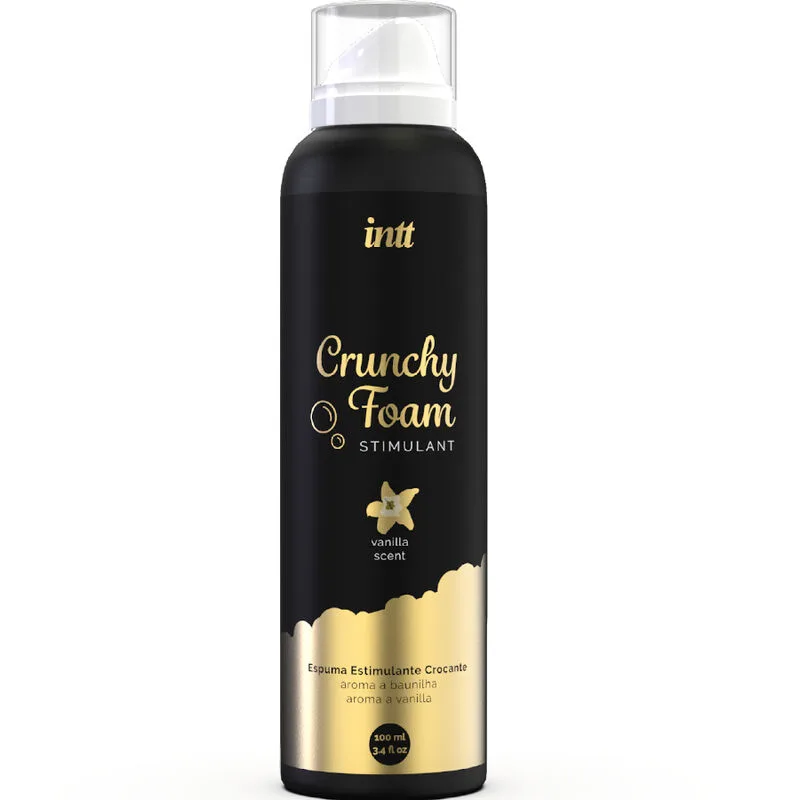 Intt Crunchy Crunchy Vanilla Stimulerande Massageskum – Brusande Kroppsmassage & Sensoriskt Upphetsningsskum