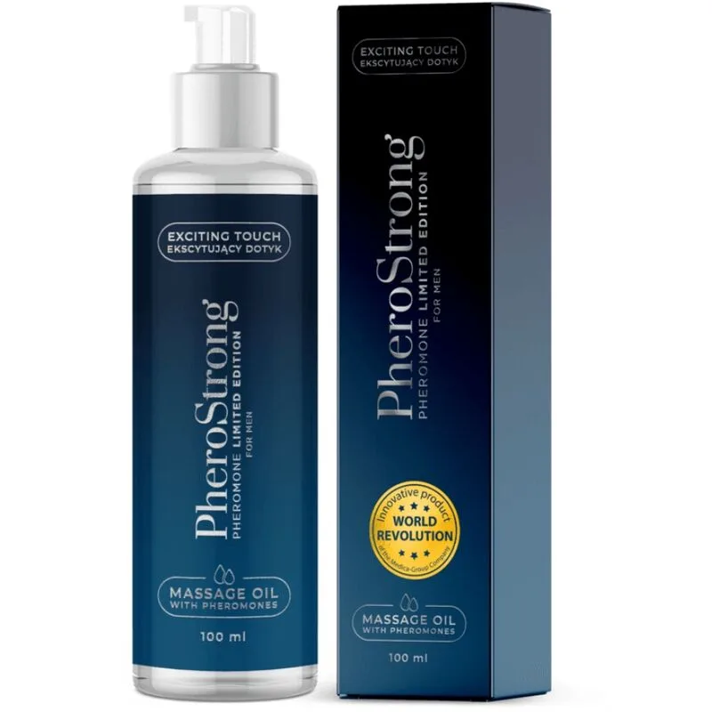 Pherostrong - Pheromone-Infused Massage Oil Limited Edition for Men 100ml