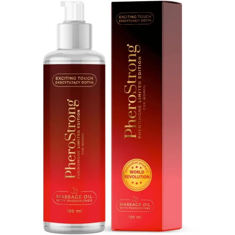 Pherostrong - Sensual Massage Oil Limited Edition for Women 100ml with Pheromones