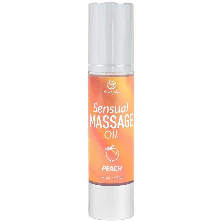 Secretplay - Persikamassageolja (50 ml) – Sensuell kroppsolja för avkoppling & intim massage