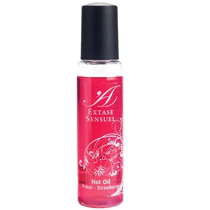 Extase Sensual - Strawberry Stimulating Warming Oil 35 ml