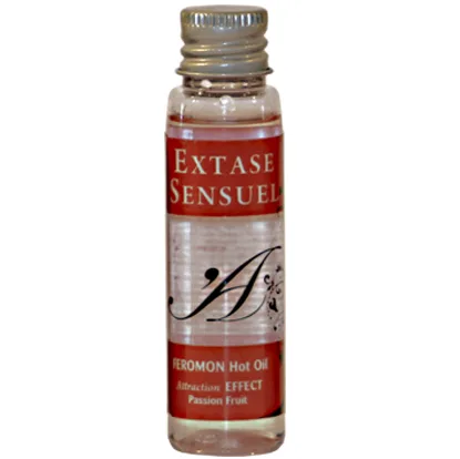 Extase Sensual - Heat Effect Massage Oil with Passion Fruit & Pheromones | Travel Size 35 ml