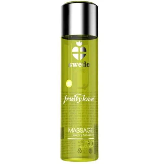 Swede Fruity Love Warming Effect Massage Oil – Vanilla & Golden Pear | 60 ml