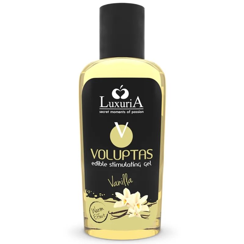 Intimateline Luxuria - Voluptas Edible Warming Massage Gel | Vanilla Flavour | 100 ml