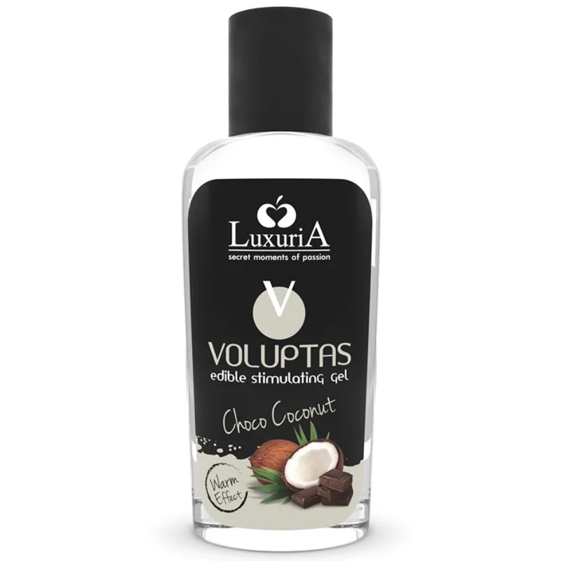 Intimateline Luxuria - Voluptas Edible Warming Massage Gel with Coconut & Cream Flavour - 100 ml
