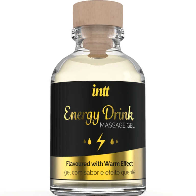 Intt Massage & Oral Sex Gel – Energy Drink Flavour with Warming Sensation Effect