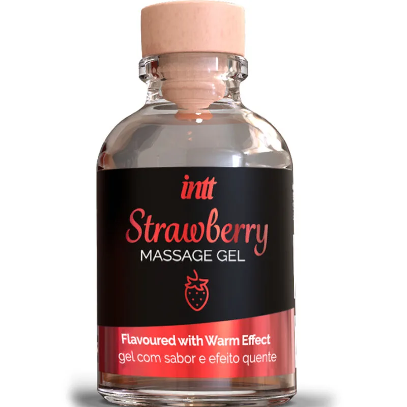 Intt Massage & Oral Sex Gel – Warming Strawberry Flavour Intimate Massage Gel