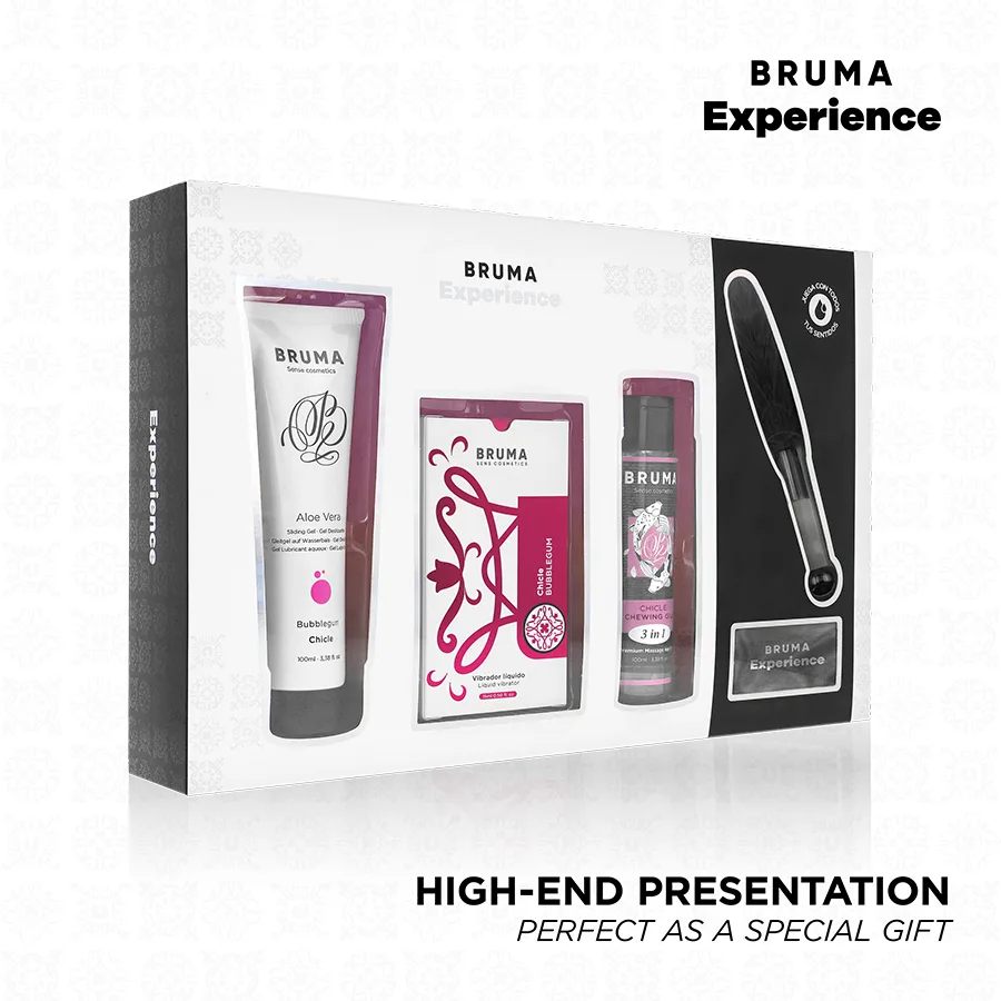 Bruma Xperience - Vibrating Sweet Bubble Gum Sensation Kit