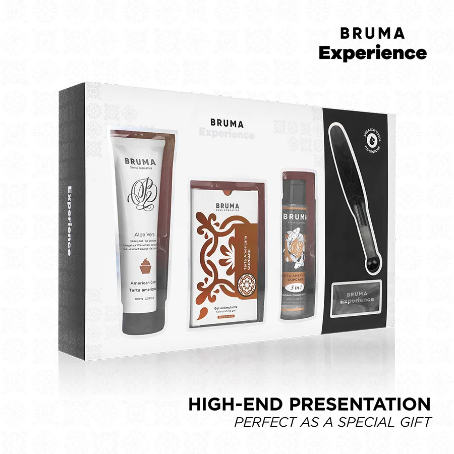 Bruma Xperience - Sweet American Tart Temptation Couples Kit with Arousal Enhancing Gel