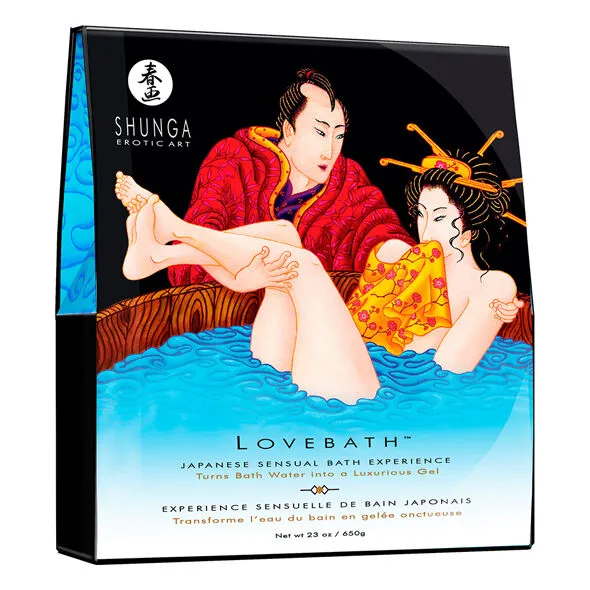 Shunga - Lovebath Temptations of the Ocean Sensuellt Badgel i Pärlor