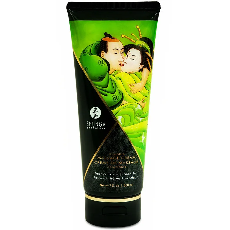 Shunga Sensual Massage Cream – Päron & Grönt Te 200ml