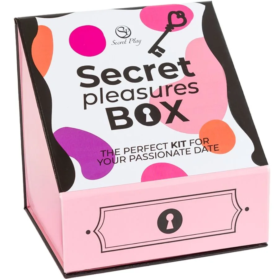 Secret Play - Njutningspresentbox för Par: Förspelstärningar + Vibrerande Bullet + Fjäderkittlare