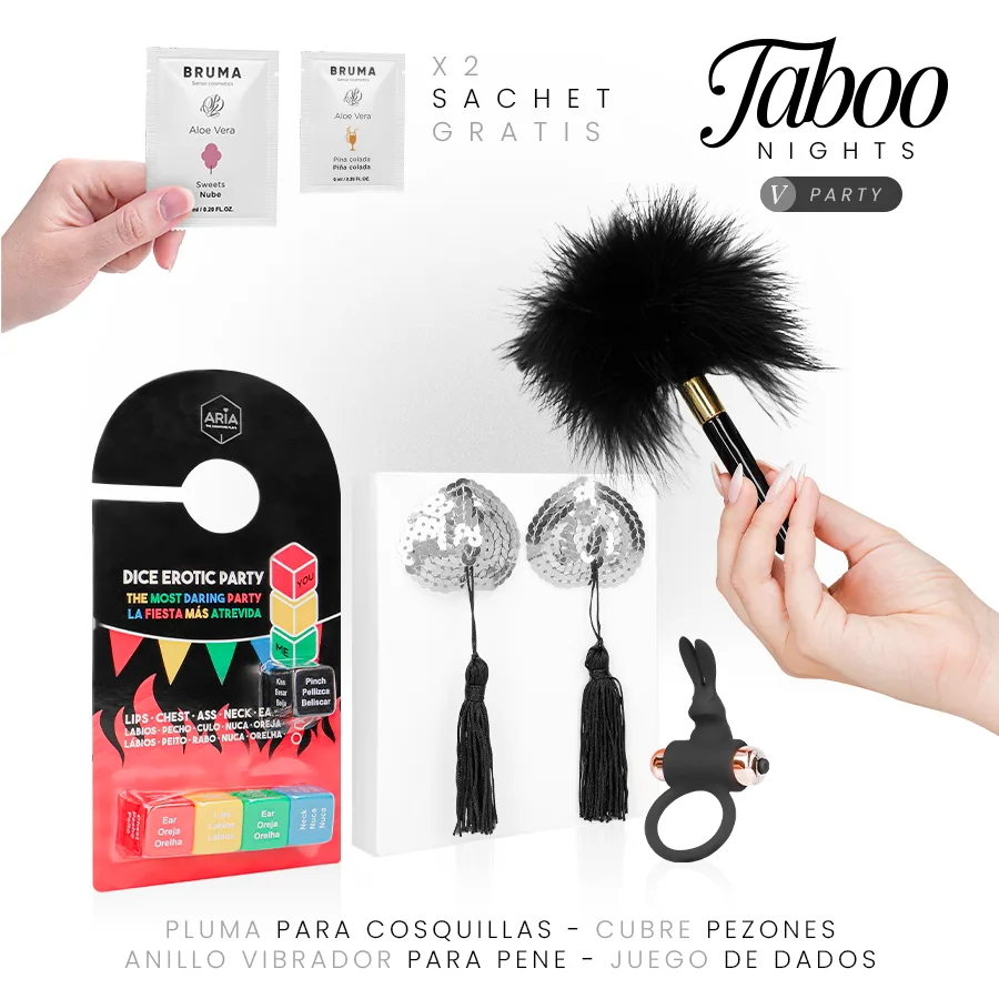 Taboo Nights - 5: Party Dream Kit — Njutnings- & Sinnesstimuleringsset för Par