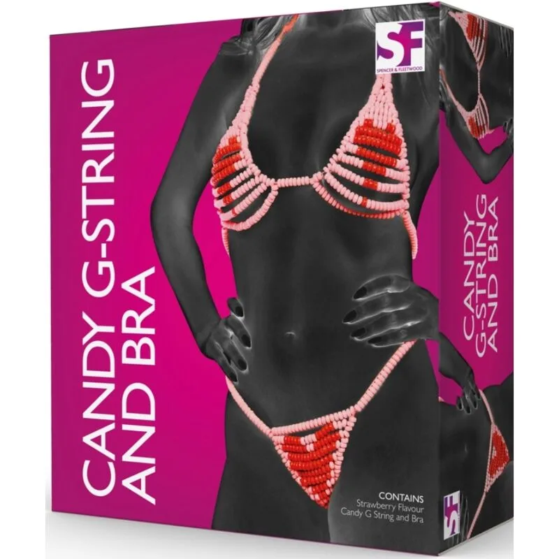 Spencer & Fleetwood - Candy Lovers Ätbar G-String och BH-Set