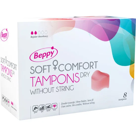Beppy Soft-Comfort Trådlösa Tamponger – Dry Formula (8 st)