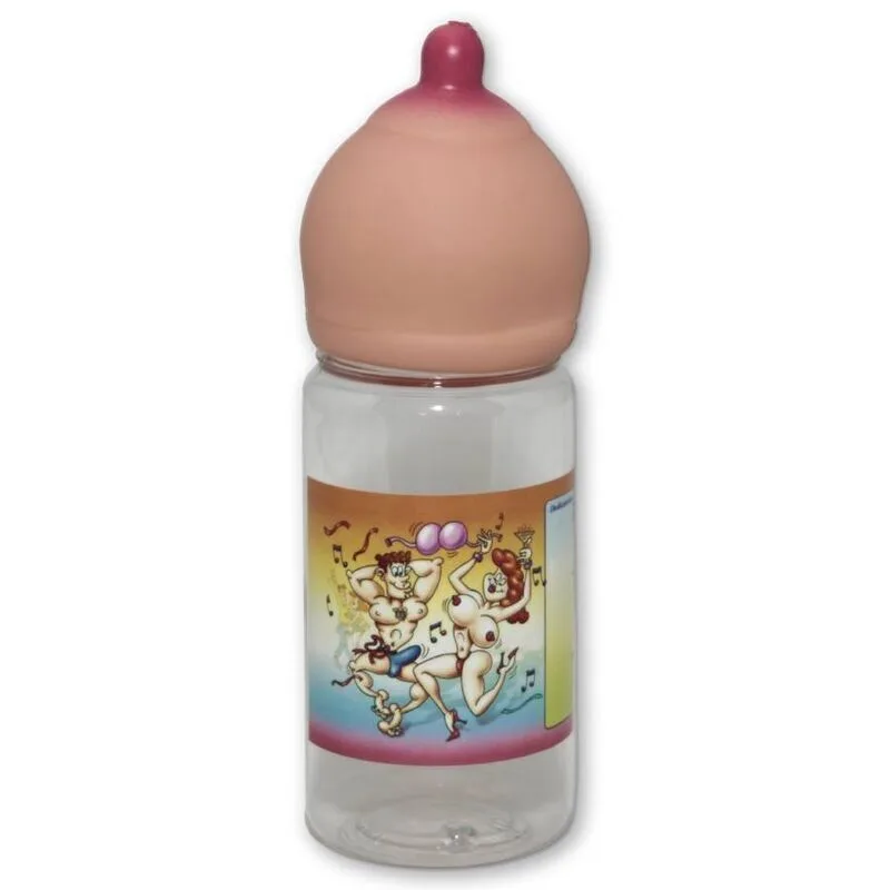 Diablo Picante - Novelty Bröstformad Dricksflaska 360 ML