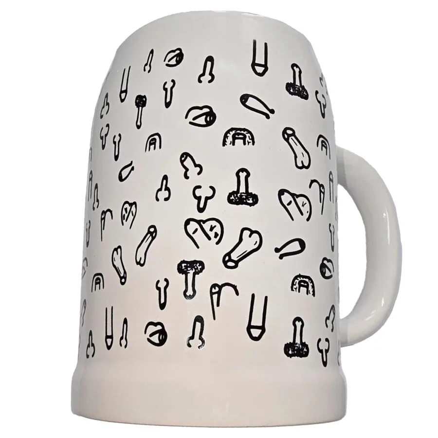 Diablo Picante – Novelty Penis-Shaped Ceramic Beer Pitcher