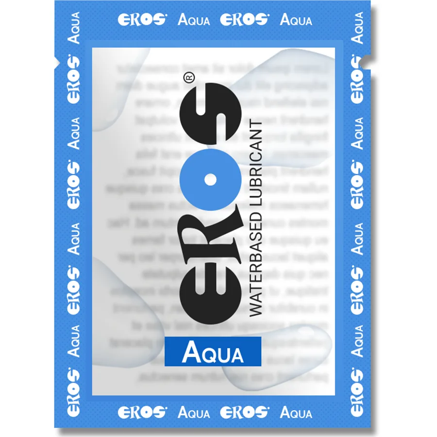 Eros Aqua Vattenbaserat Glidmedel – 4 ml Provstorlek