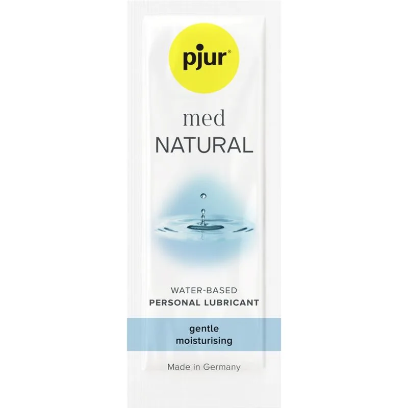Pjur Med Natural Vattenbaserat Glidmedel – 2 ml Reseexemplar