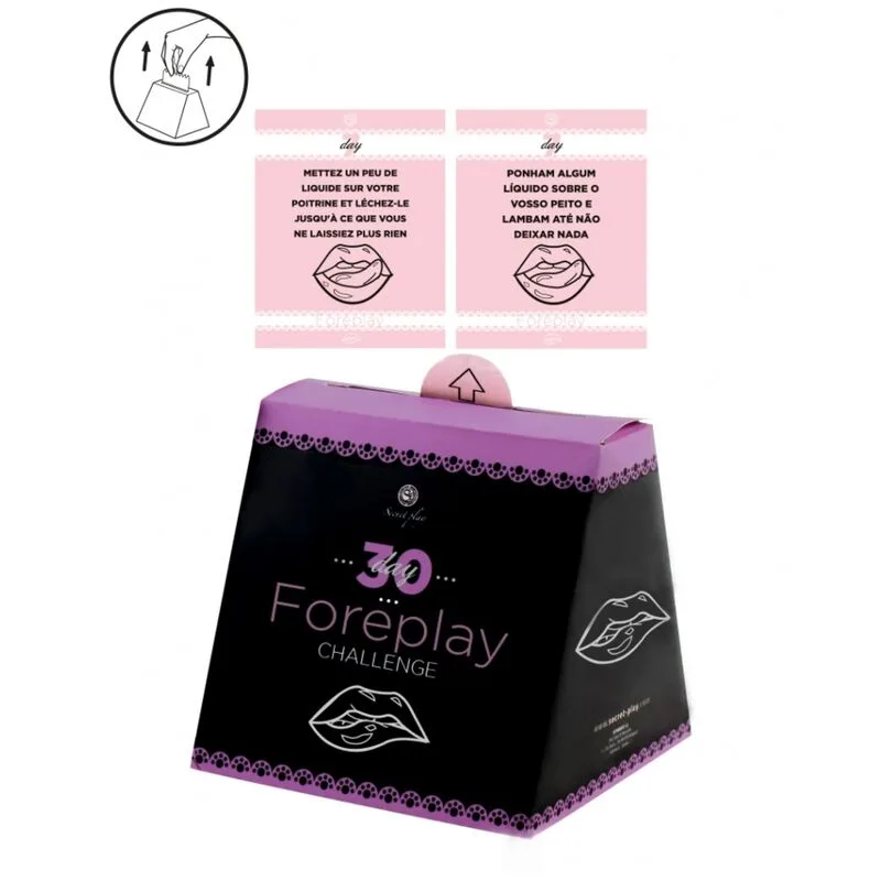 Secretplay - 30 Days of Intimacy Challenge Card Game (French/Portuguese)