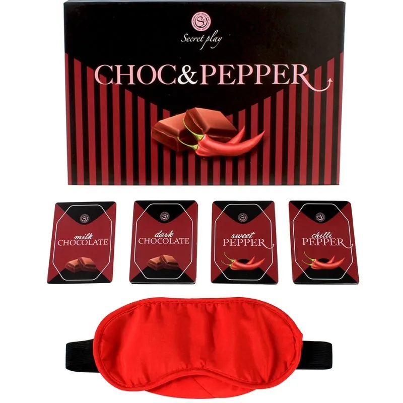 Secretplay – "Choc & Pepper" Couples Intimacy Card Game (French/Portuguese)