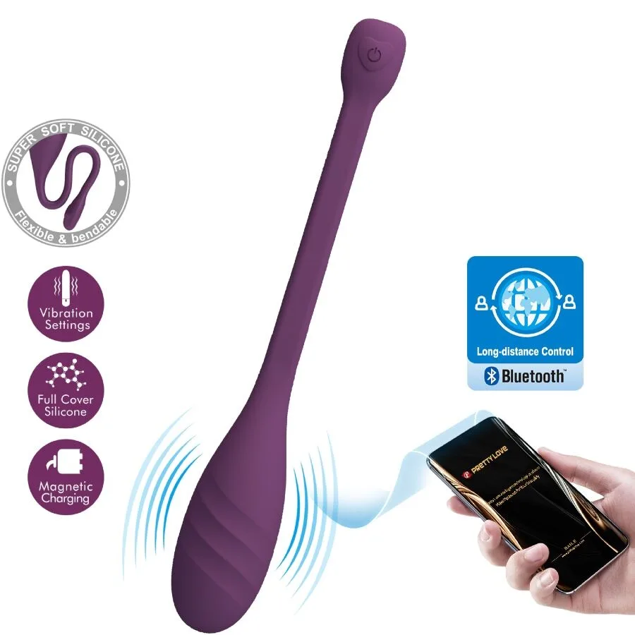 Pretty Love Leviathan App-Controlled Wearable Internal Vibrator – Purple