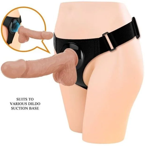 Pretty Love - Harness Briefs Universal Strap-On Harness with Realistic Dildo Jerry 21.8 cm Natural