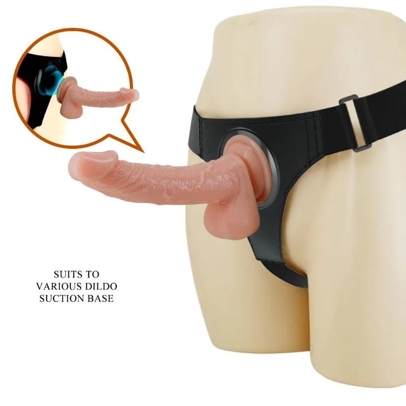 Pretty Love - Harness Briefs Universal Strap-On Harness with Dildo Kevin 19 CM Natural