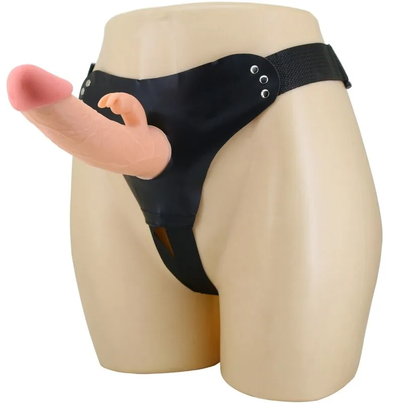 Pretty Love - Mavis Harness Universal Briefs with Dildo 19 CM Natural