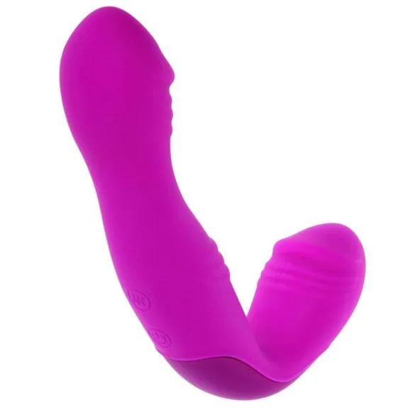 Pretty Love - Angelo Arnes Strapless Strap-On Vibrator in Lilac