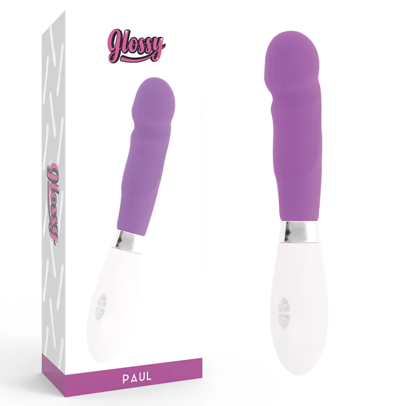 Glossy - Paul Realistisk Vibrator i Lila