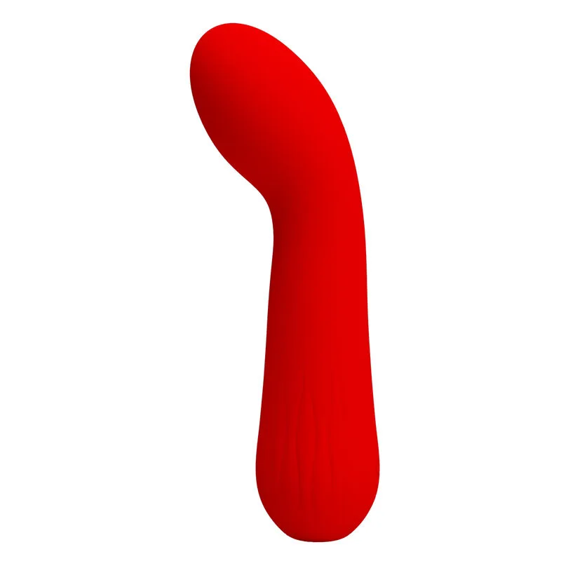 Pretty Love Faun Rechargeable Silicone G-Spot Vibrator – Red