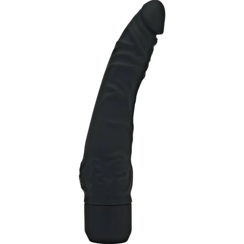 Get Real Classic Slim Vibrator – Realistic Silicone Vibrator in Black