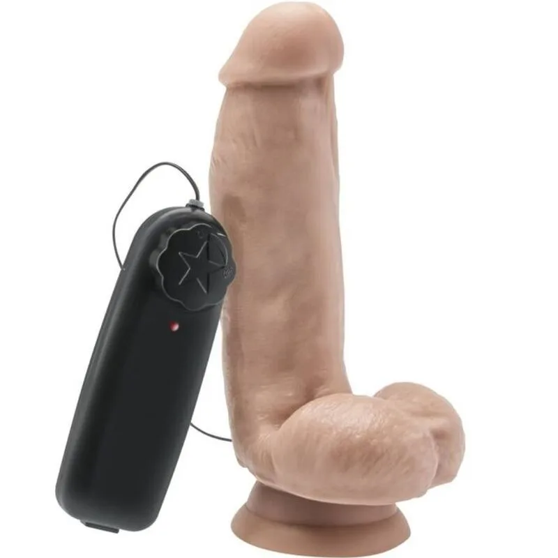 Get Real Realistisk Vibrerande Dildo med Testiklar – 12 cm | Hudton | Ftalatfri PVC