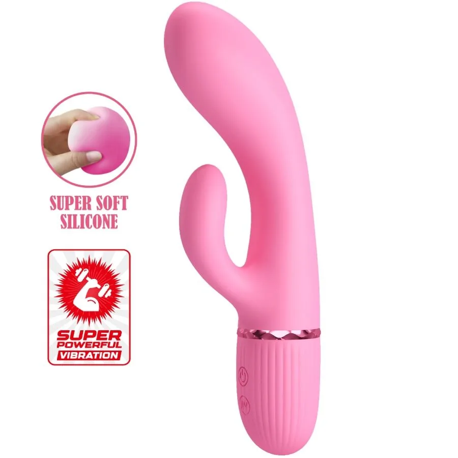 Pretty Love Marski Rabbit Vibrator & G-Spot Stimulator - Rosa