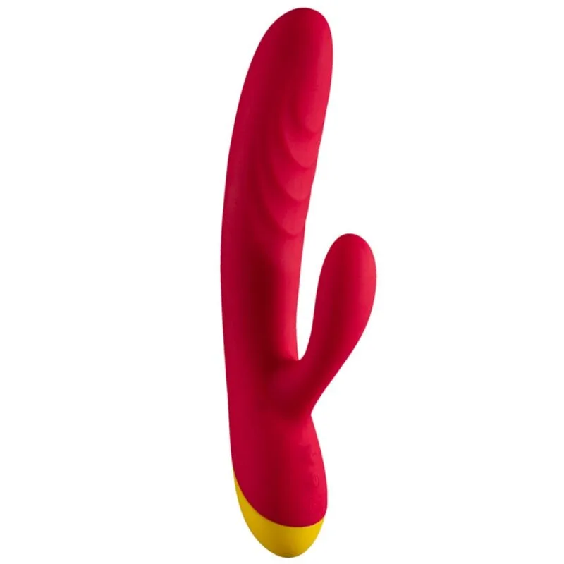 Romp - Jazz Uppladdningsbar Rabbit-vibrator Röd