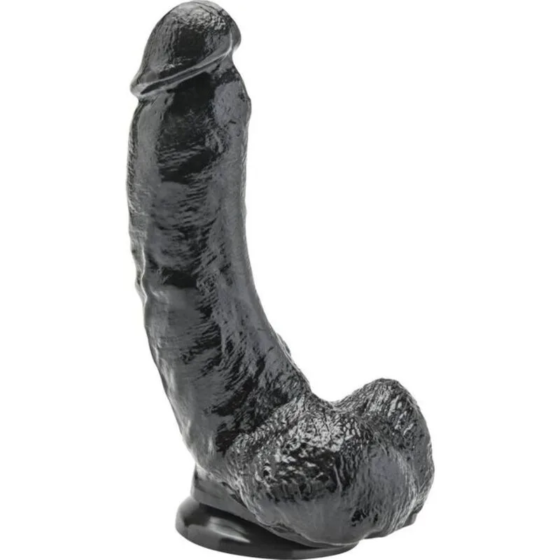 Get Real Realistic Dildo 20.5 cm med testikelbas – Svart