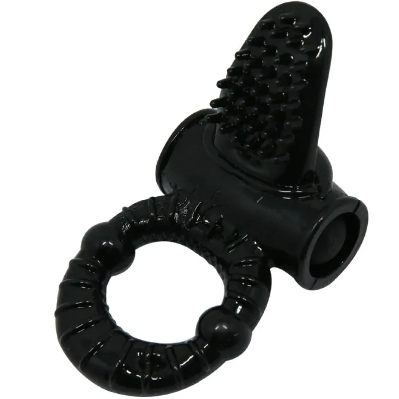 Baile Sweet Ring Vibrerande Parring med Texturerad Klitorisstimulator i Kaninform