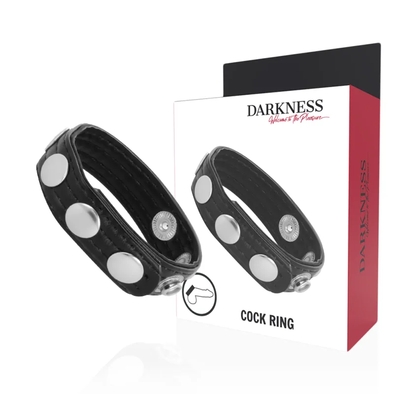 Darkness - Läder Peniskonstriktionsring