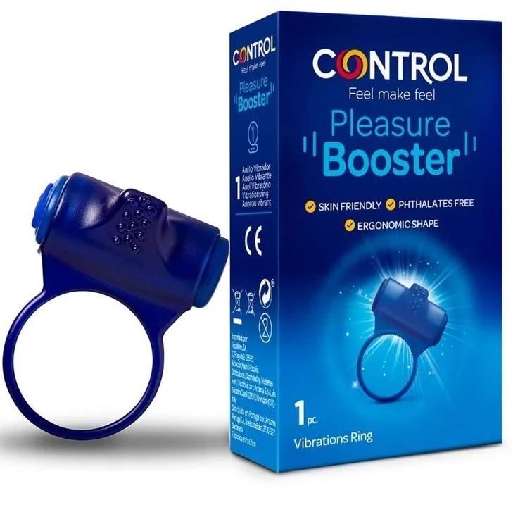 Control – Pleasure Booster Vibrerande Penisring