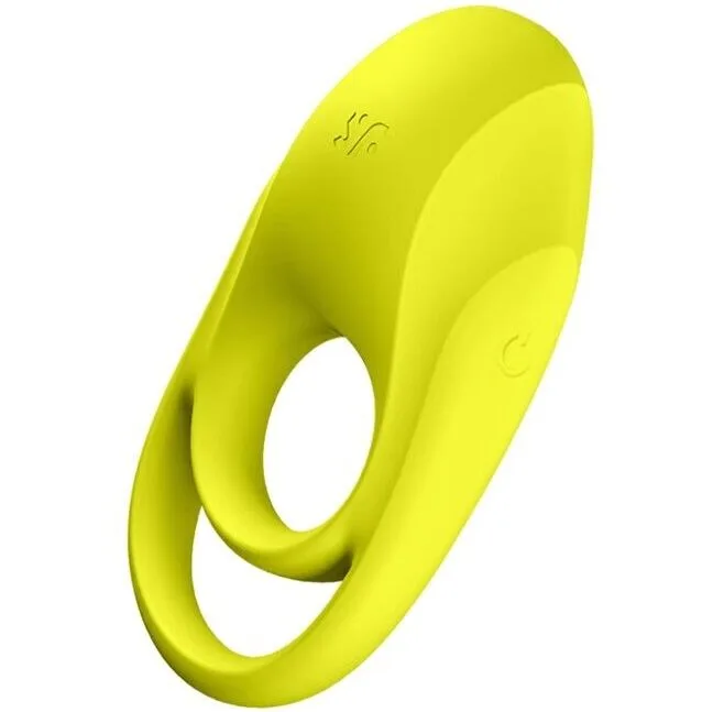 Satisfyer Spectacular Duo Vibrating Penis & Testicle Ring – Yellow
