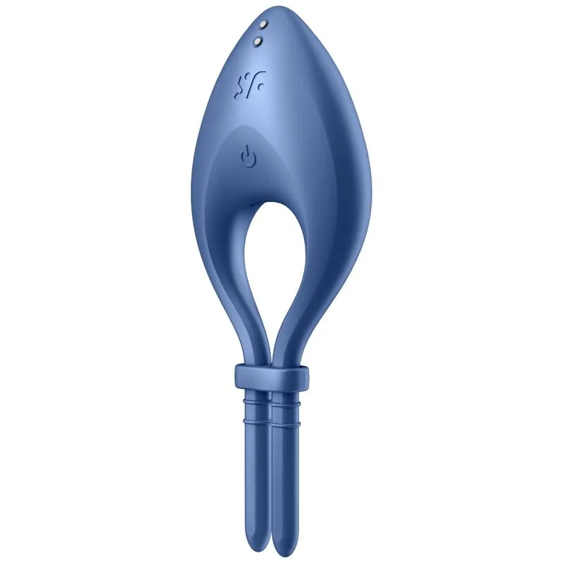 Satisfyer Bullseye Ring Vibrator med App-kontroll – Blå