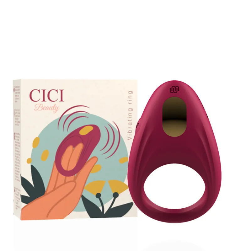 Cici Beauty - Premium Silicone Vibrating Couples Ring